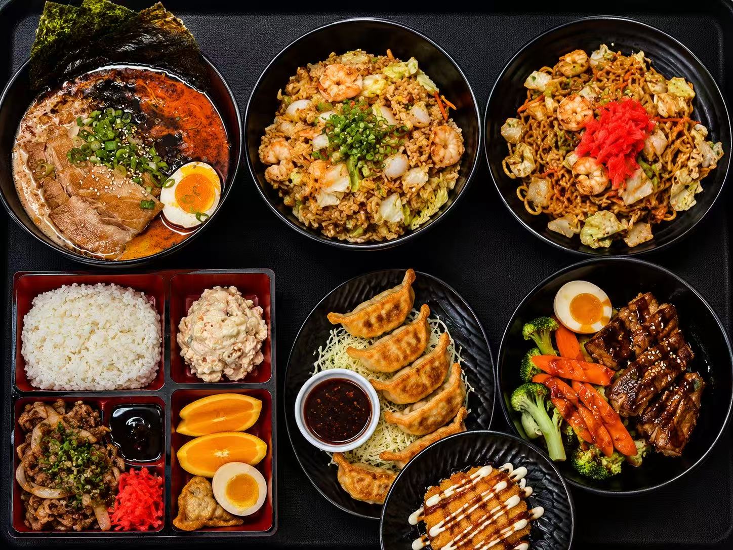 LUV RAMEN & BBQ restaurant interior